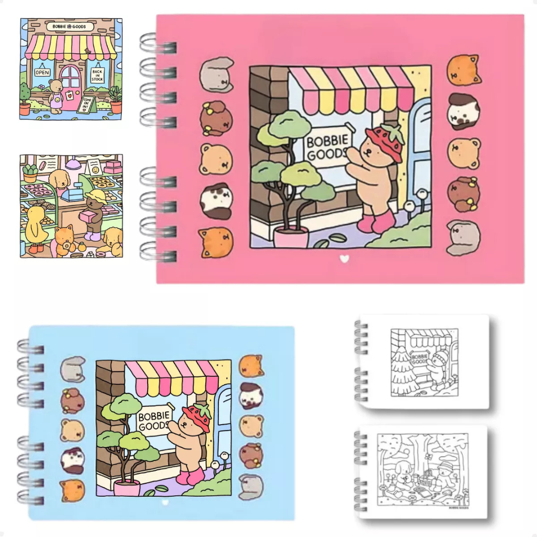 Kit Livros (50 Paginas) + Canetinhas Bobbie Goods™