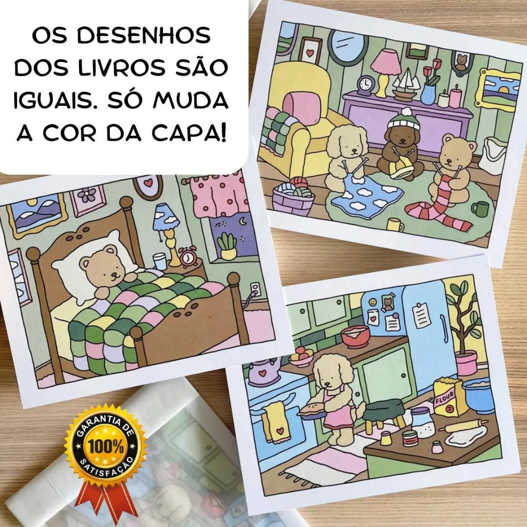 Kit Livros (50 Paginas) + Canetinhas Bobbie Goods™