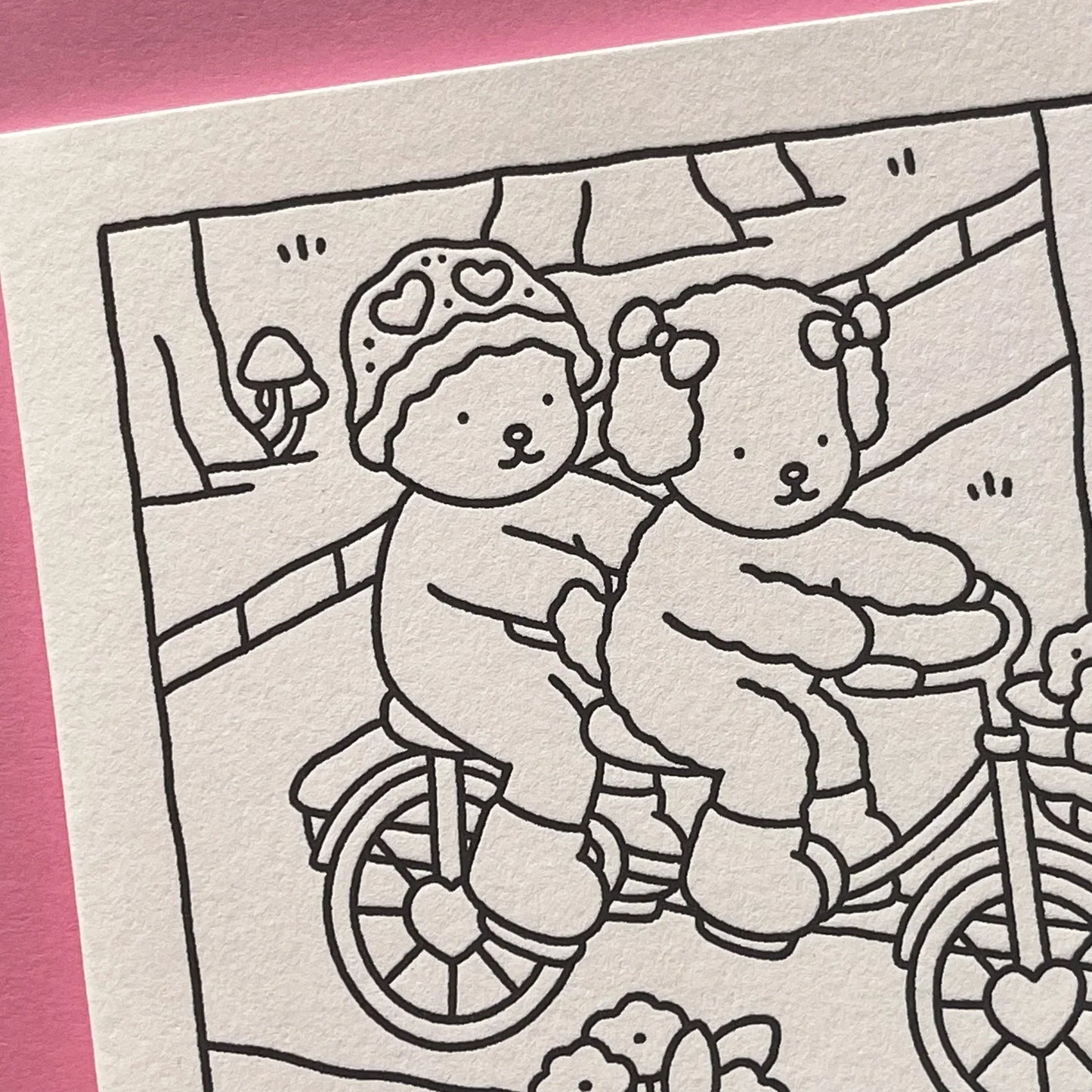 Cartão para Colorir "Eu Te Amo!"