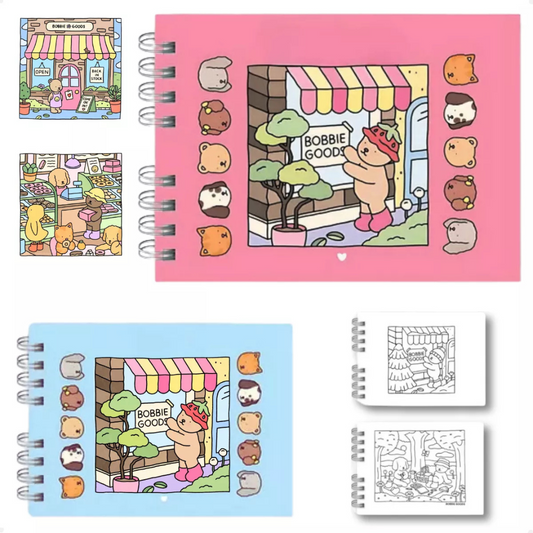 Kit Livros (50 Paginas) + Canetinhas Bobbie Goods™